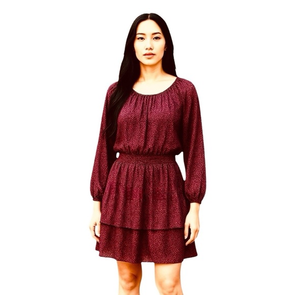 RACHEL Rachel Roy Women’s Animal Print Ruffle Hem Size XL Blk & Wild Pink Dress - Picture 1 of 4